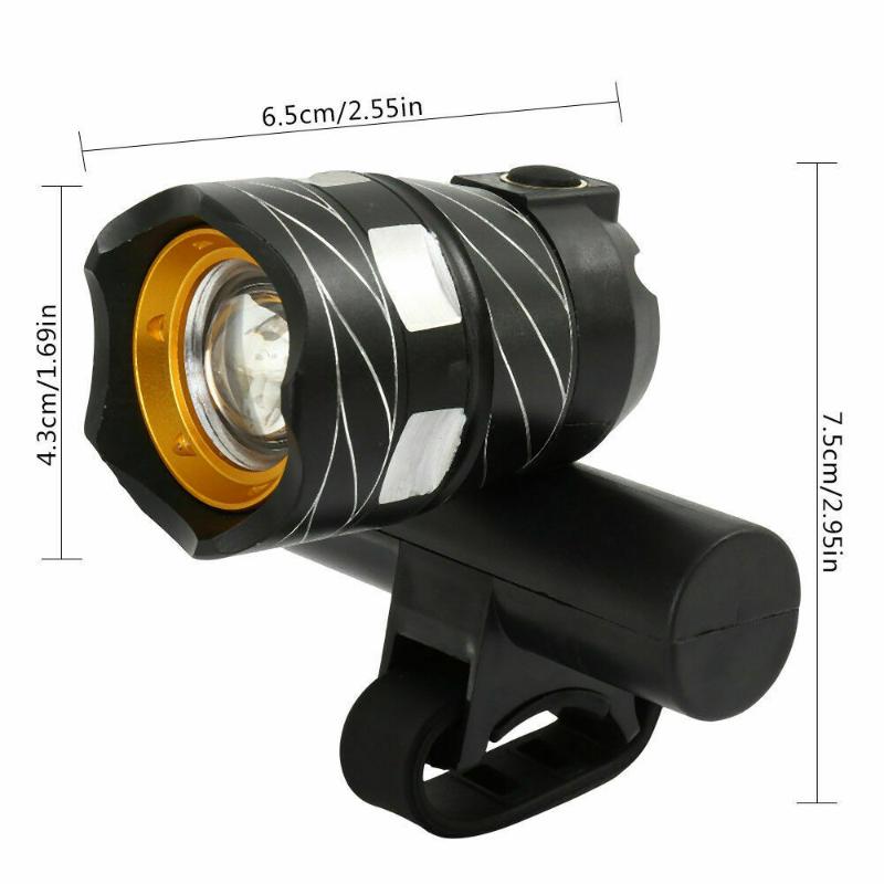 

Handlebar Light Night Riding Waterproof Highlight Dual-Lamp Bicycle Switch Bicycle LED Waterproof Handlebar Head