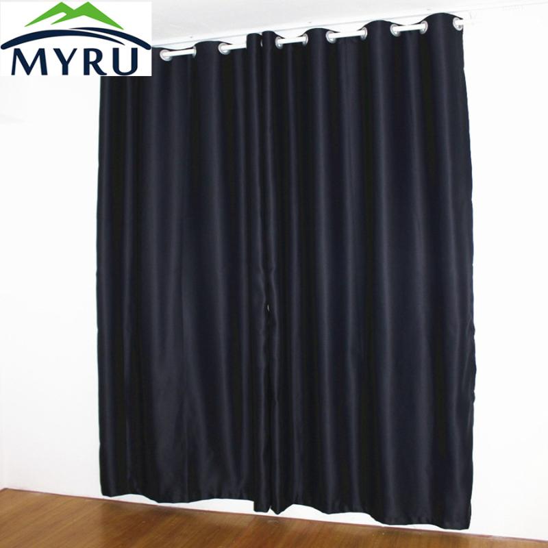 

MYRU New black curtains full shade Thermal Insulated Blackout Curtain for BABY and SHIFT WORK PERSON,8 Colors, Blue