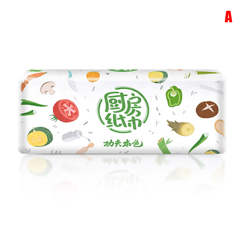 

3 Packs Strong Oil-absorbing Kitchen Tissue Wood Pulp Water Absorption Paper Towel New K2