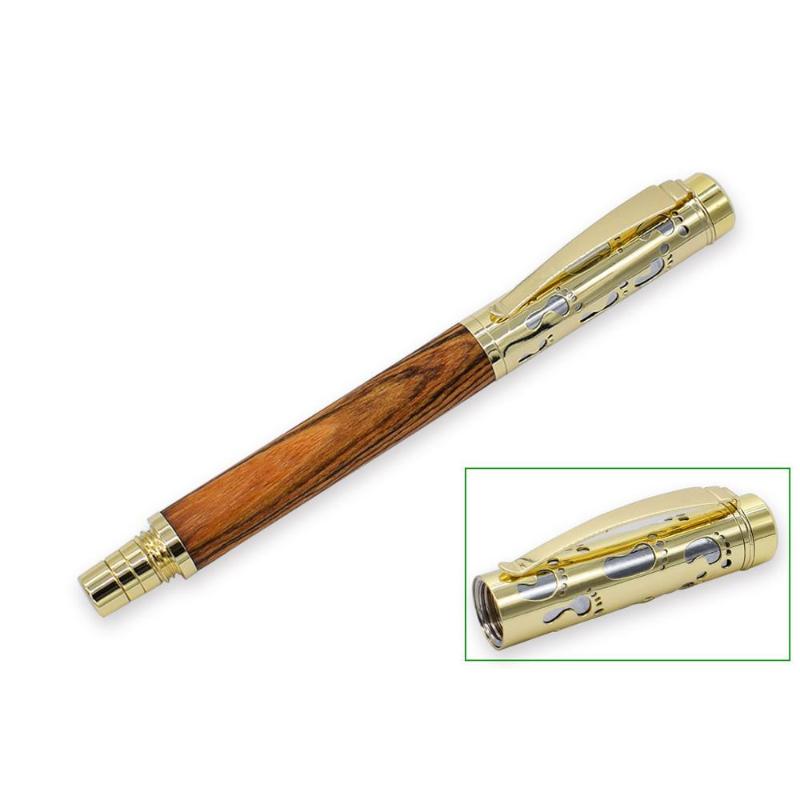 

filigree footprint rollerball pen kits RZ-RP315#, Gold
