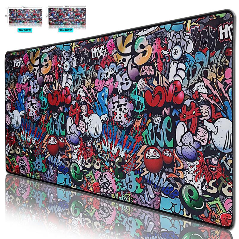 

Willkey Computer Mouse Pad Large Gaming Mouse Pad Rubber Laptop Keyboard Desk Mat Gamer Computer Mousepad 900*400mm/700*300mm