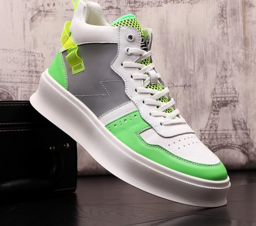 

European Luxury designer men's Street Rock mesh sbreathable casual shoes lace-up board shoes for man youth trending platform trainers, Black