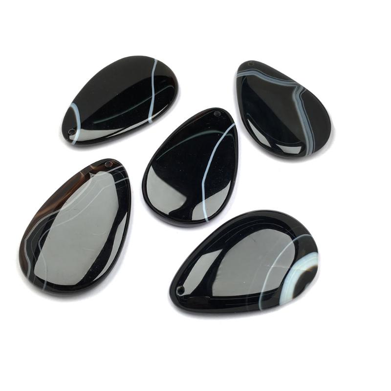 

Natural Stone agates Pendant Water drop shape Exquisite Pendants charms for Jewelry making DIY Necklaces Accessories 35x55mm