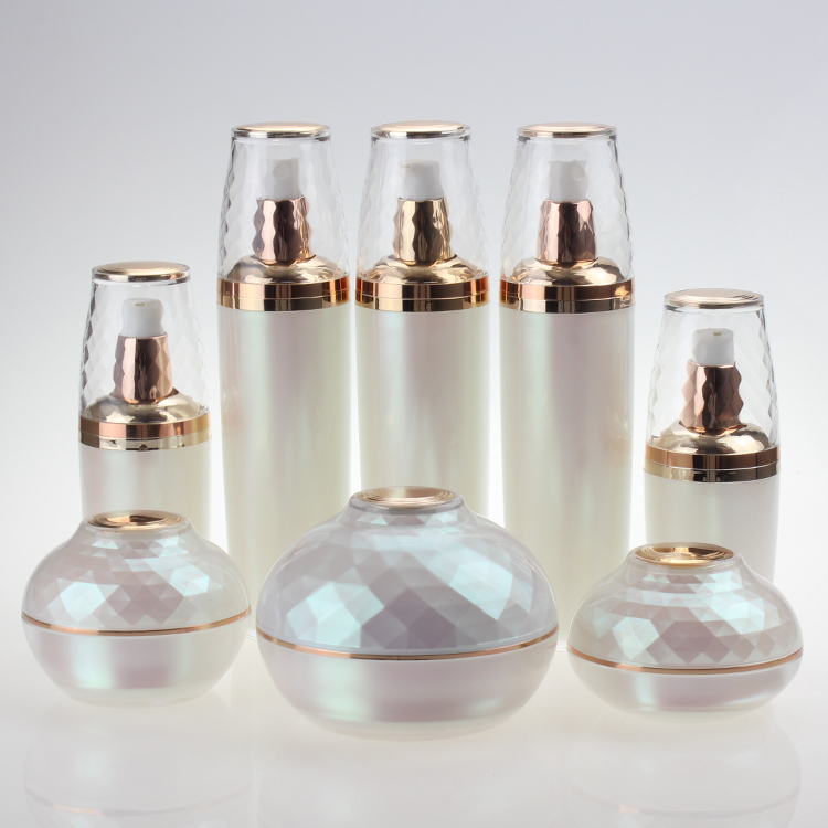 

Light Pink Acrylic Skincare Bottle 30ml Lotion/Spray Pump Bottle