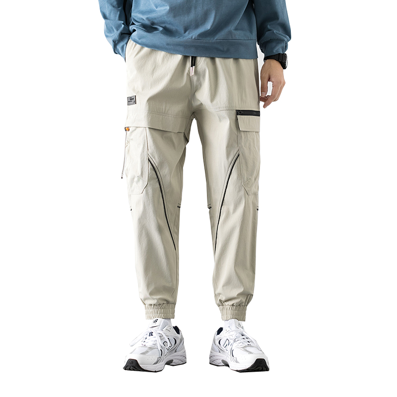 

Ribbons Harem Joggers Men Cargo Pants Streetwear 2020 Hip Hop Casual Pockets Track Pants Men Clothing Male Harajuku, Green