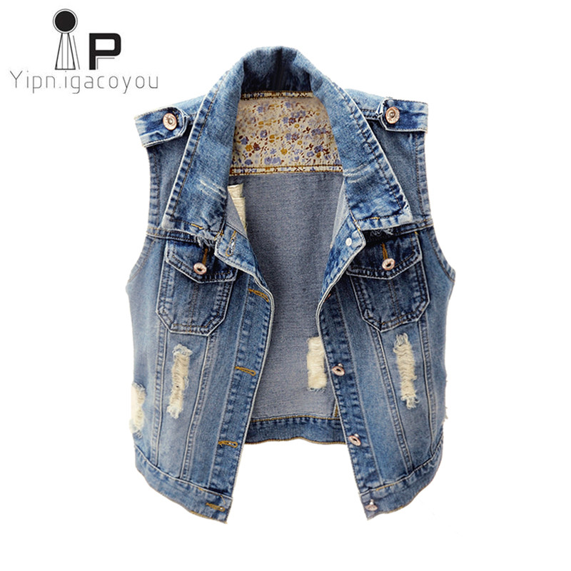 sleeveless jean jacket plus size