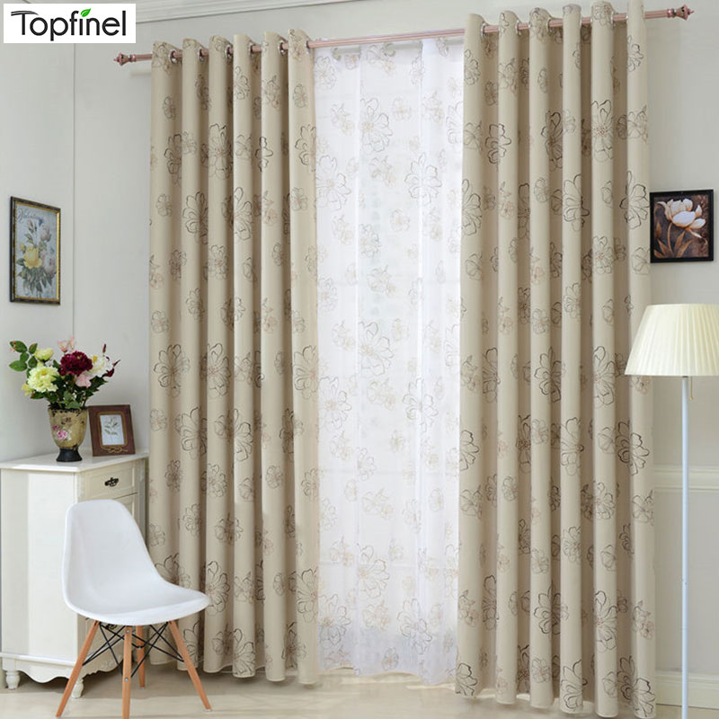 

Topfinel Floral print curtains for Living Room luxury Modern Kitchen curtains for bedroom Finished Drapes Custom made 2020 new, Tulle