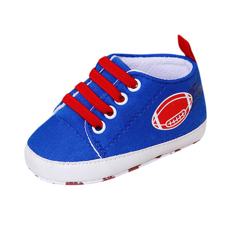

Infant baby unisex first walker shoes Toddler Cotton lace-up sneakers for newborns Girls Boys Soft Flats Prewalker Shoes A40, Blue