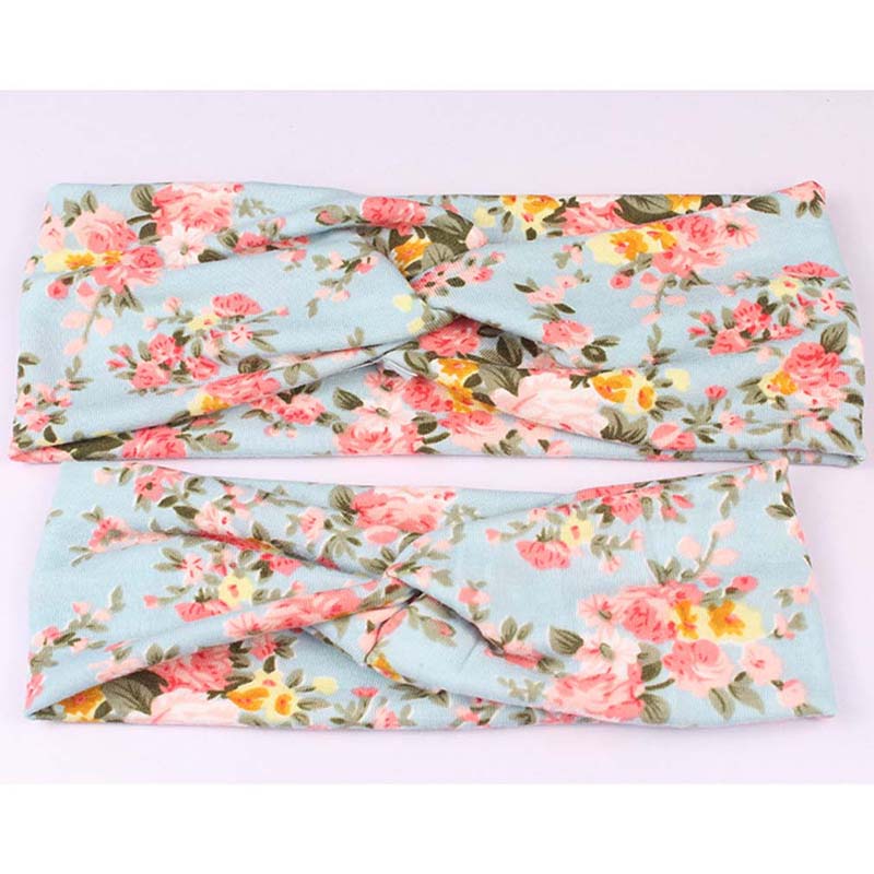 

2PCS/Set Mom Mother & Daughter Kids Baby Girl Bow Headband Hair Band Accessories Parent-Child Family Headwear