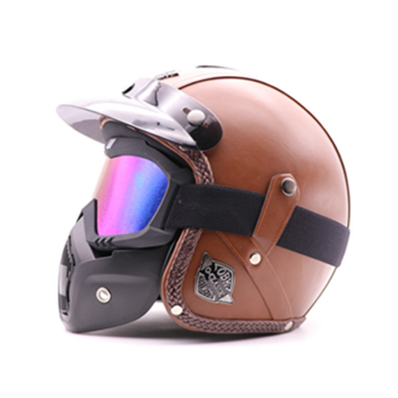 

Motorcycle scooter Helmet 3/4 Open Face halmet motocros vintage casque Moto Casque Casco motocicleta Capacete for helmet