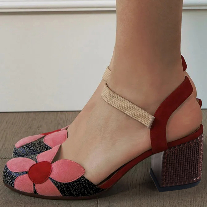 

Female Sexy Party High Heels White Pumps Square Heels Women's Shoes New Fashion Casual Point Toe Buckle Strap Square Heel