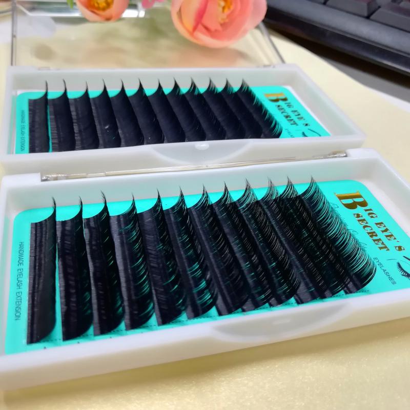 

Big eye's secret Russian Volume Classic Eyelash Extensions Individual Eyelash Extension Silk Lashes