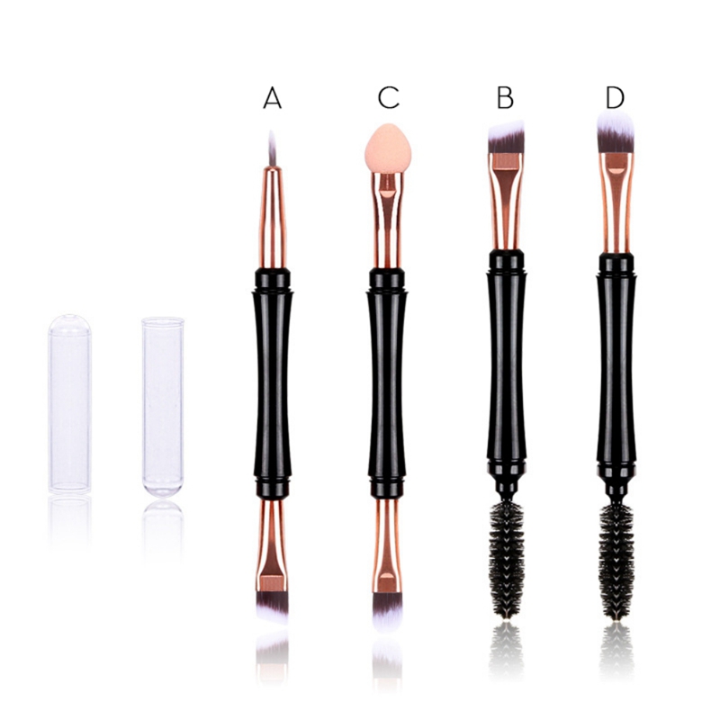 

Double-end Eye Makeup Brush Pincel Maquiagem Brochas Maquillaje Eyelash Brush Eyeshadow Cosmetic Makeup Tool