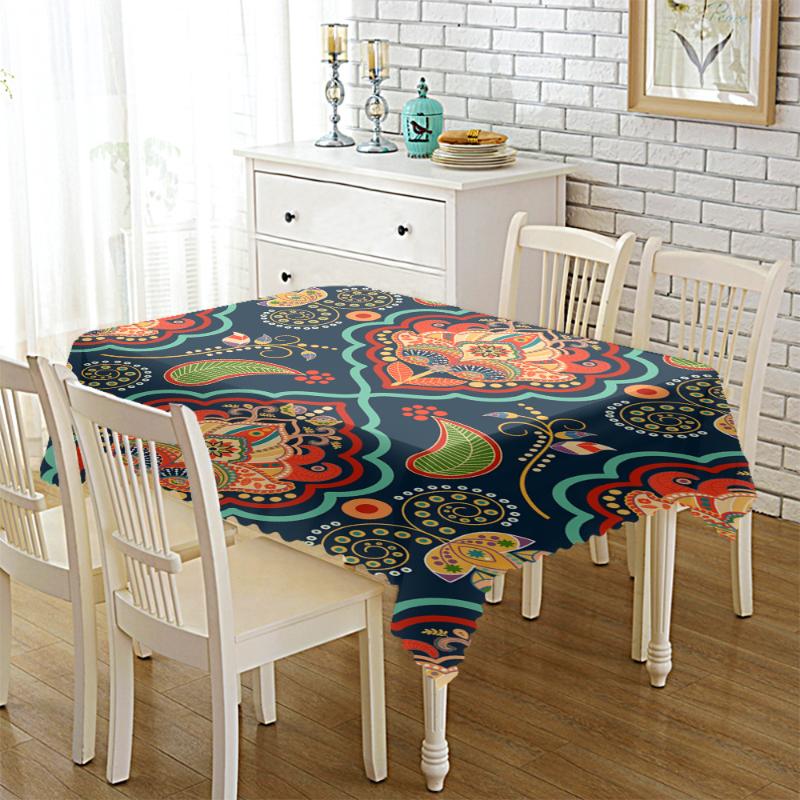 

Non-Wind Pattern Art Tablecloth Household Table Cloth TV Cabinet Coffee Table Cloth round Placemat, F428-179