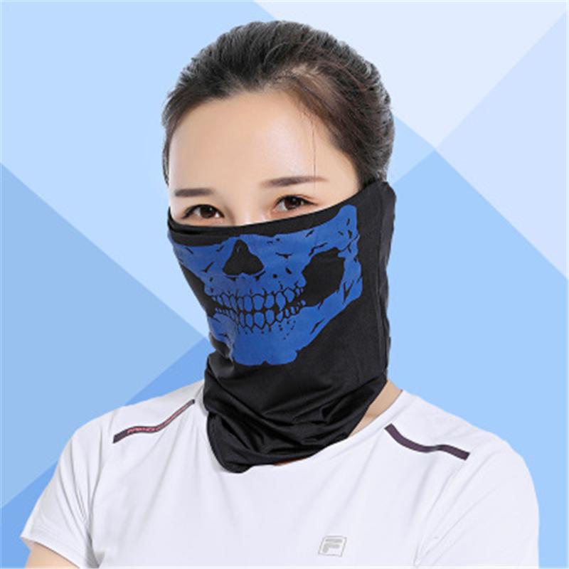 

Men Women Scarf Skeleton Cycling Bandana Windproof Soft Camping Hiking Scraf Sun Protection Outdoor Neck Cover Face