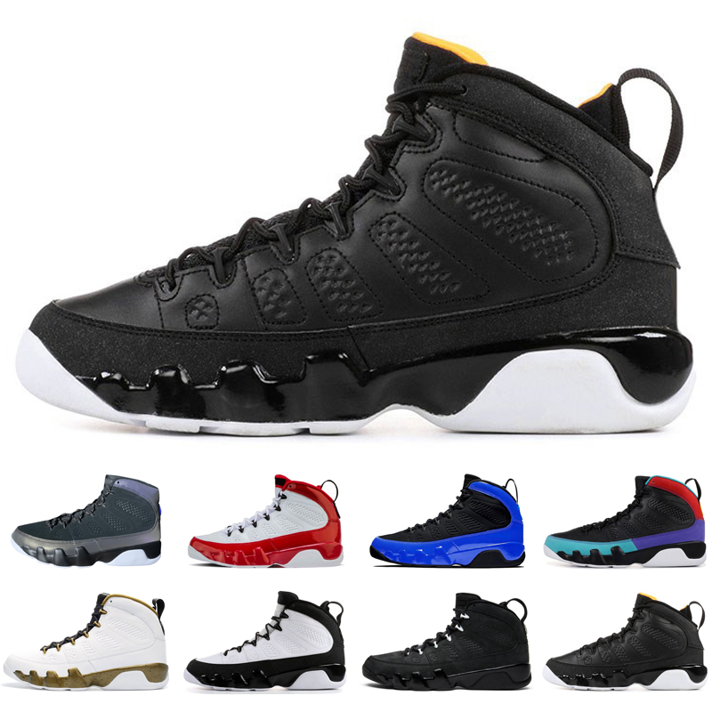 

discount 9 9s Racer Blue Men Basketball Shoes Gym Red UNC Athletic mens trainers sports sneakers size 7-13