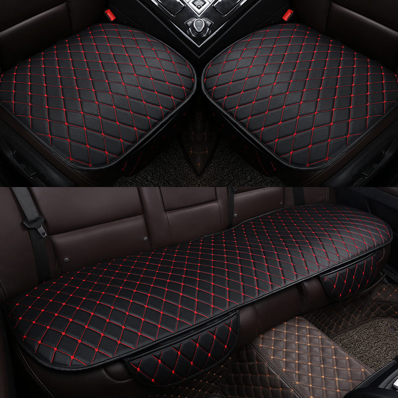 

Universal Car Leather Seat Cover Set Front Rear Backseat Cushion Auto Car Chair Seat Protector Mat Pad Interior Accessories