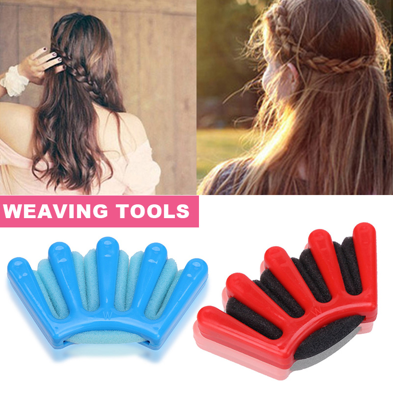 

Sponge Hair Braider Twist Styling Braid Tool Women Girls Hair Twist Braiding Holder French Style Accessories EY669