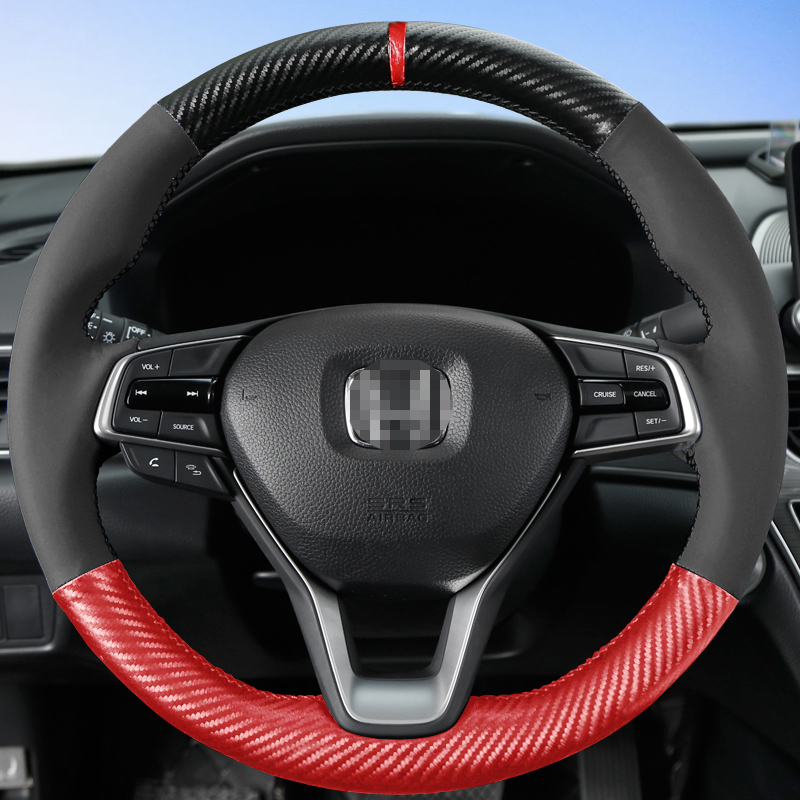 

Suitable for Honda tenth generation Accord steering wheel cover leather hand-sewn CRV Lingpai XRV crown road Odyssey grip cover