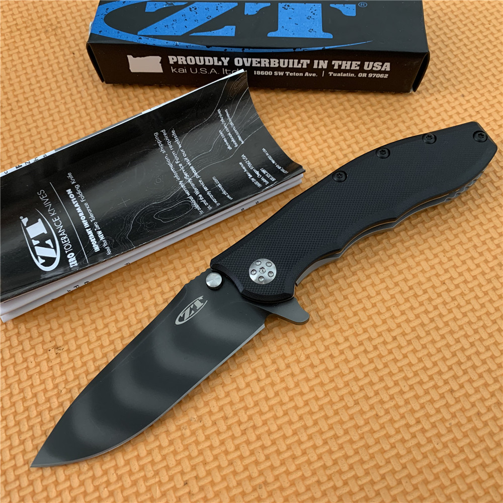 

ZT Folding knife Zero Tolerance CPM-20CV blade 60HRC Pocket knifes for outdoor hiking camping hunting Folding Knives