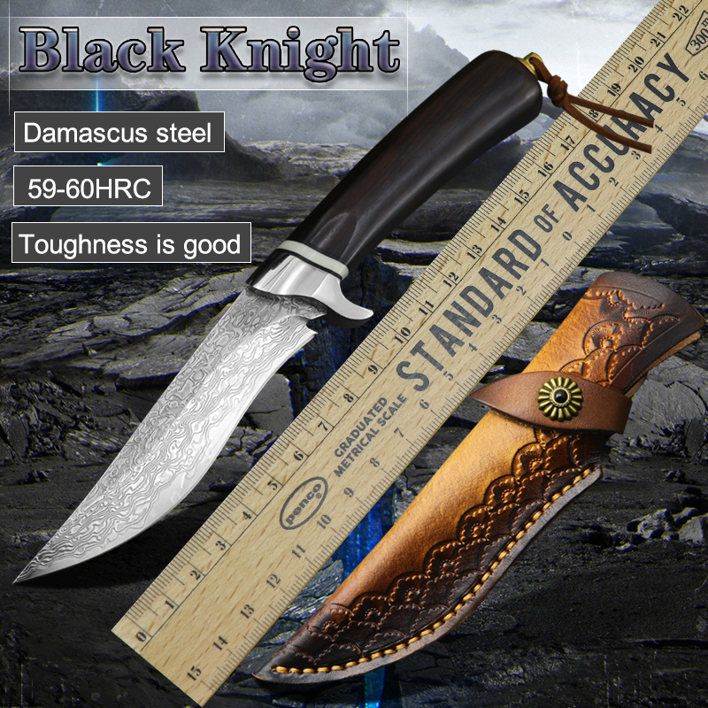 

Damascus steel VG10 steel Fixed Blade Knife Wooden Handle Outdoor Camping Survival Tools Hunting Straight Knife Tactical Knives