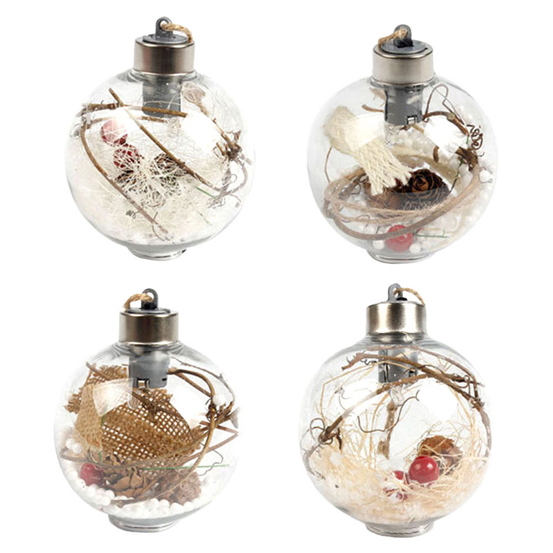 

Christmas Tree LED Transparent Ball Light Hanging Ornaments Decoration