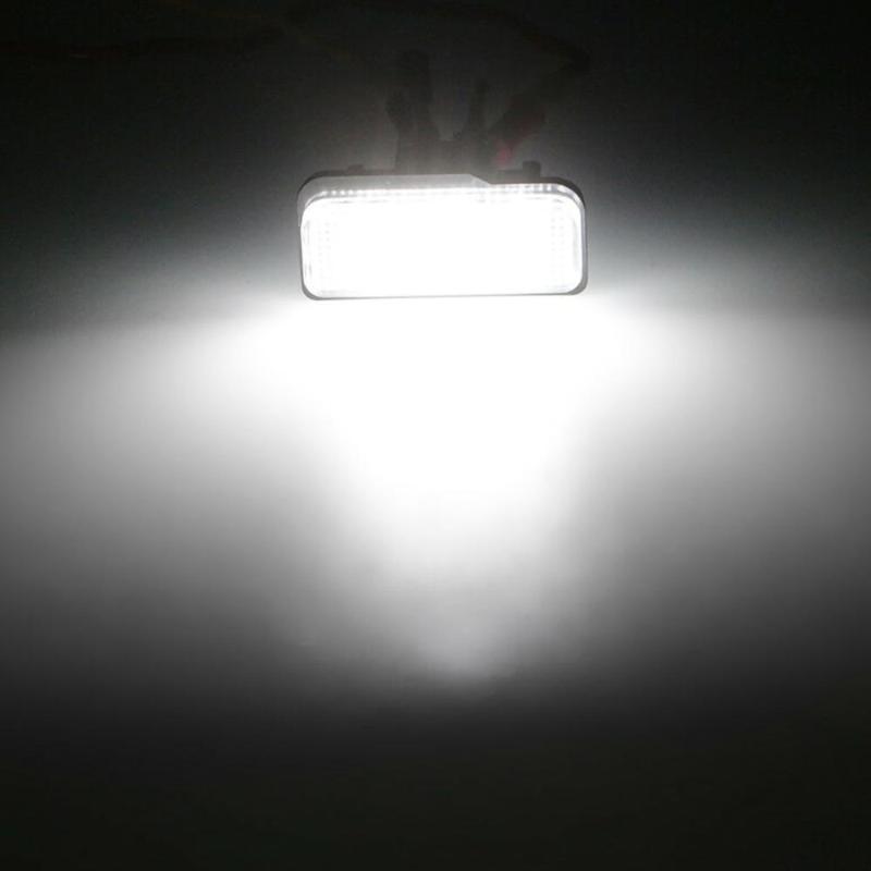 

2PCS Car LED License Plate Lights For W211 W203 5D W219 R171 No Error, As pic