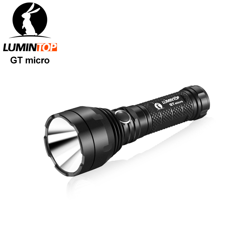 

LUMINTOP GT micro Throw EDC Flashlight CREE XP-L HI LED 1000Lumen Max Beam Distance 400Meter 50000cd portable 14500 Flashlight Y200727