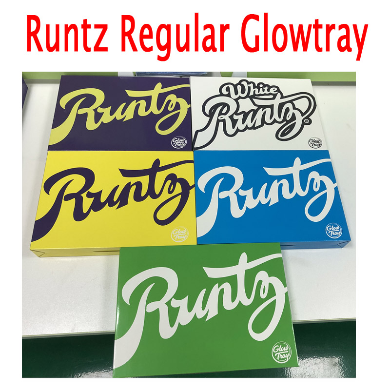 

Cookies PARTY MODE Glowtray Blue Red LED Cookies Rolling Glow Tray White Runtz Backwoods with Bluetooth speaker For Rolling Dry herb Flower