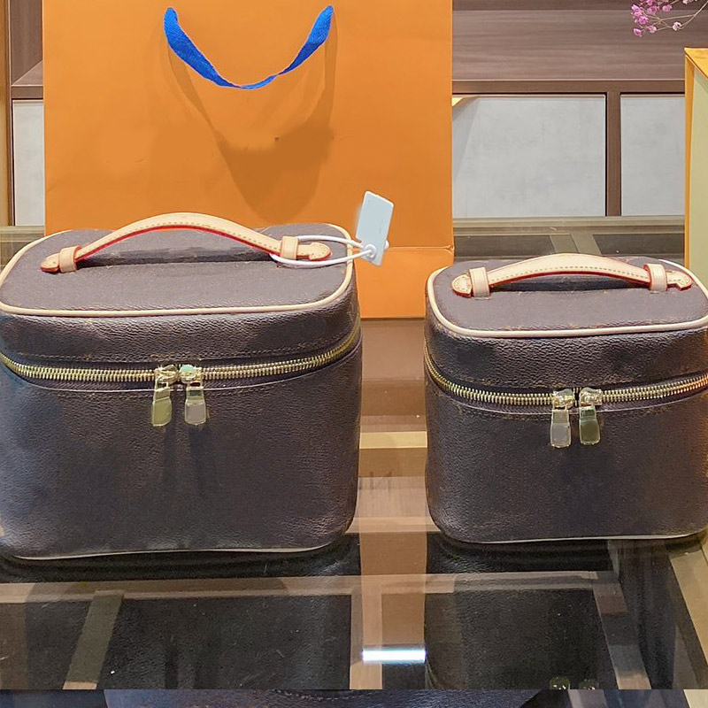 Women Handbags Purse Female Crossbody Bags Wallet Classic letter Old Flower Vintage Trunk Shoulder bags Box Package Makeup Cosmetics Bag