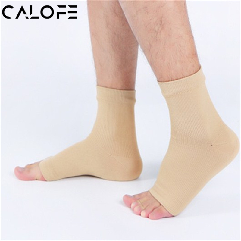 

2020 New Ankle Sock Foot Fatigue women Men Compression Elastic Mens Socks Women Relieve Support Ankle Socks, White