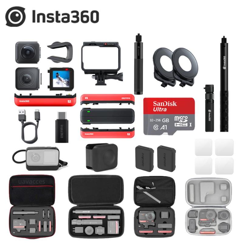 

Brand New Insta360 ONE R Action Camera 5.7K 360 4K wide angle waterproof video camera 1 inch Lens Mod new sports