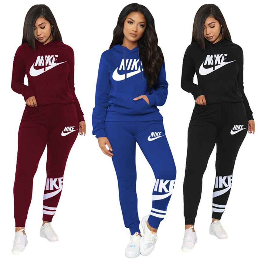2 piece nike tracksuit women's set