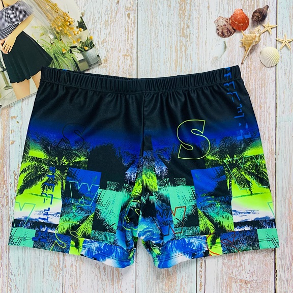 

Mens Swimwear Swimming Trunks Men's Boxer Print Hot Spring Beach Pants Fashion Men's Swimwear Breathable Active Swimming Trunks 6 Colors, 7066-2