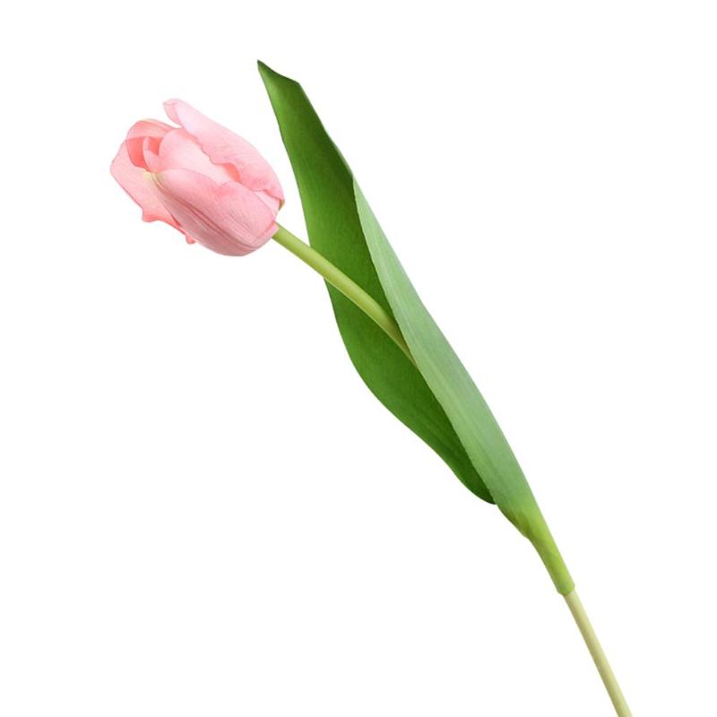 

5Pcs Beautiful Real Touch Flowers Latex Tulips Bouquet Decorate