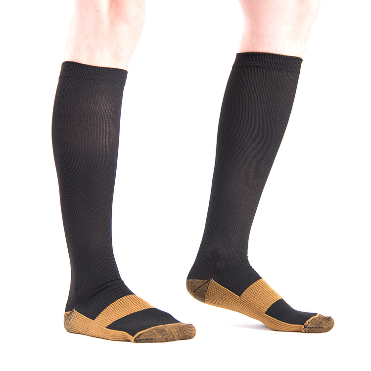 

Nylon Men And Women Socks Pressure Socks New Quick-drying Elastic Sock Anti-off Knee Wholesale 3pairl//lot