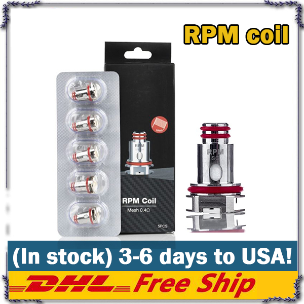 

100% Top quanlity RPM Replacement Coils Heads RPM Mesh 0.4ohm Triple 0.6ohm Quarzt 1.2ohm SC 1.0ohm Coil for RPM40 Pod Kit