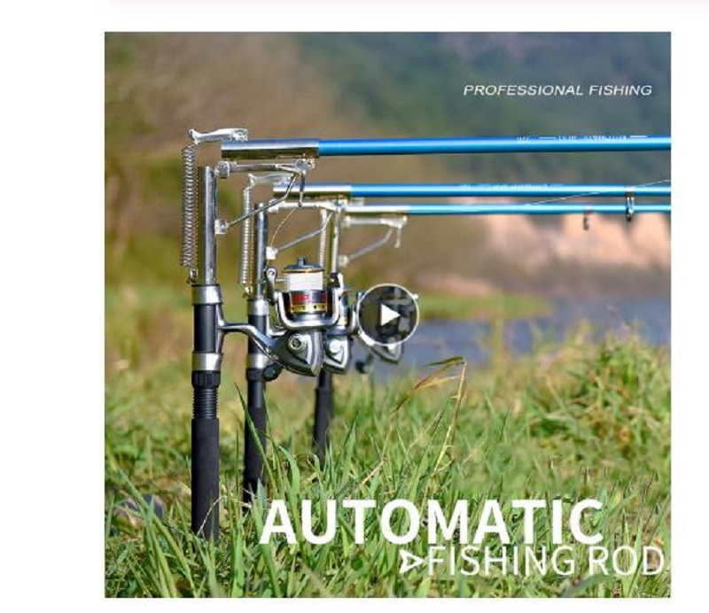 

Automatic Fishing Rod 1.8-2.7M Sea River Fishing Telescopic Rod Spinning Ring Rod Self-Tapping fishing Rods