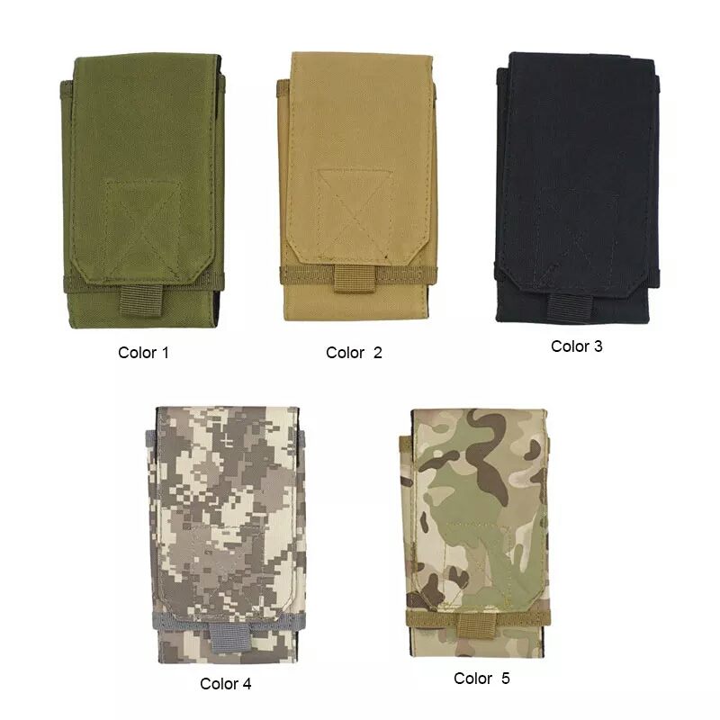 

Multifunctional tactical camouflage belt bag mobile phone bag outside running pockets, Yellow color