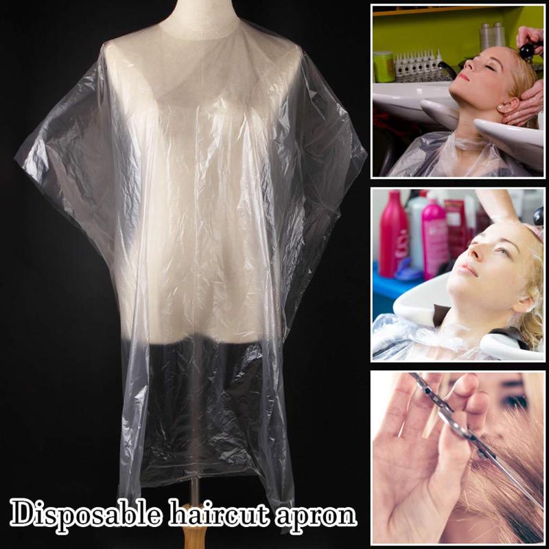 

Disposable Hair Cutting Roundneck cloth Gown Shop Styling Cloth Gowns
