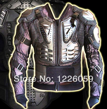 

Motocross Motorcycle Full Body Armor Jacket Spine Chest Protection Gear Size  to 3XL