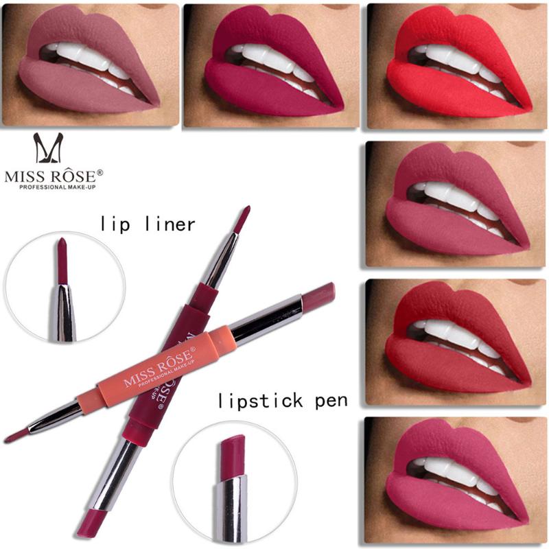 

Top Brand Lip Liner Double-end Lasting Lipliner Waterproof Lip Liner Stick Pencil 14 Color Double End, 39