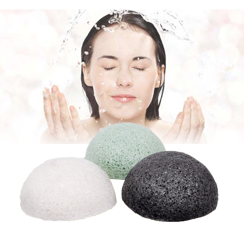 

Natural Konjac Random Color Soft Magic Face Cleaning Pad Puff Eco-friendly Face Wash Cleansing Sponge Skin Cleanser Mat