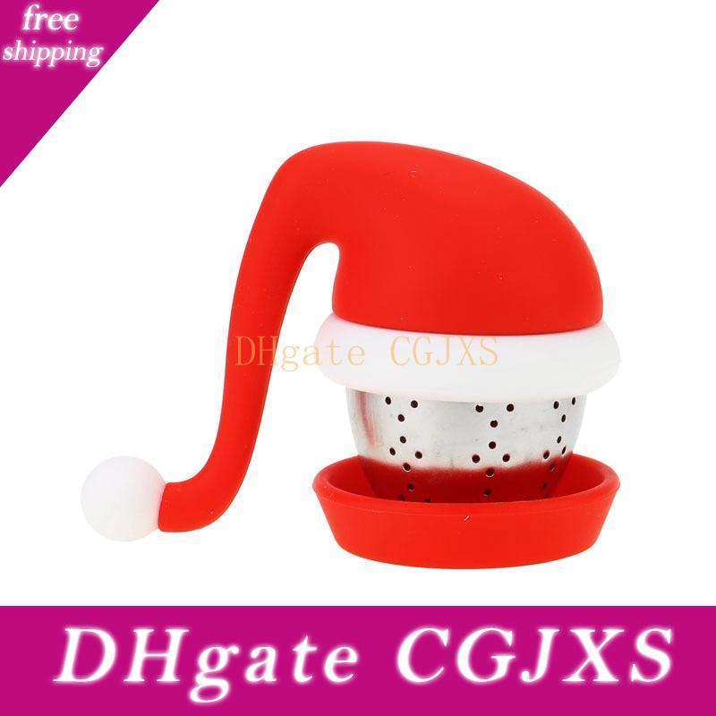 blue santa hats bulk