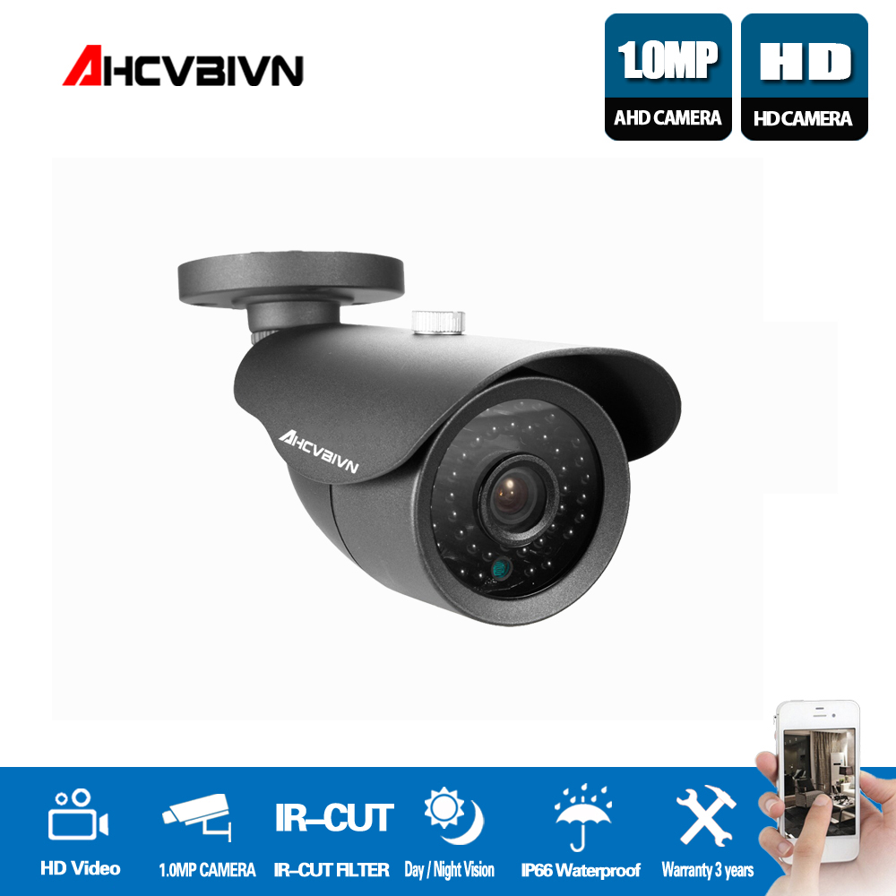 

1MP AHD Camera Security Video Surveillance Indoor Outdoor Bullet Camera Waterproof HD CCTV Camera 720P Day Night Vision