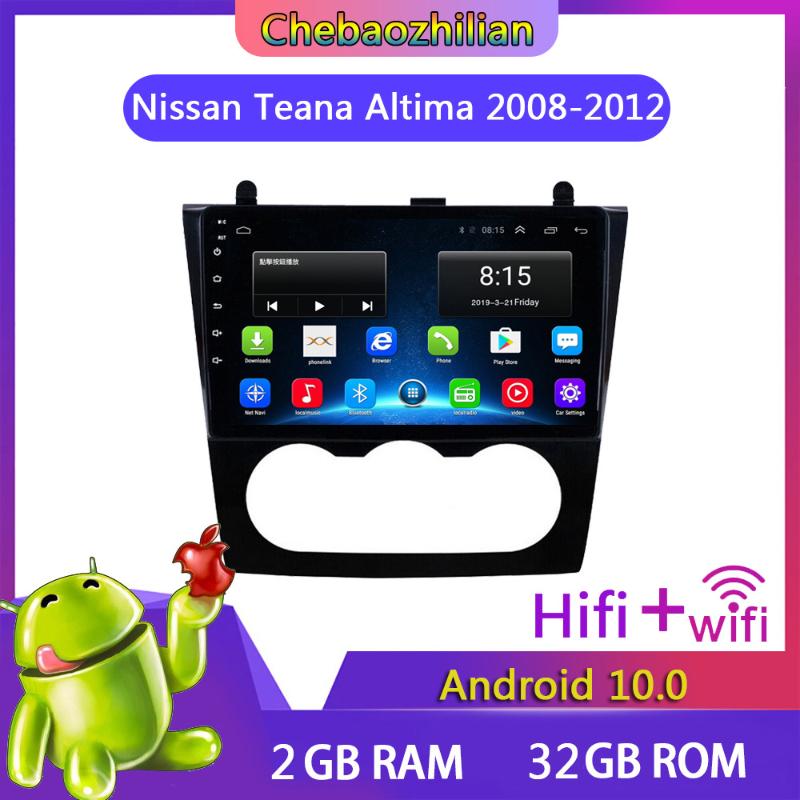 

Android 10.0 Car GPS Navigation Video Player For Teana Altima 2008-2012 Stereo Radio head unit WIFI Bluetooth