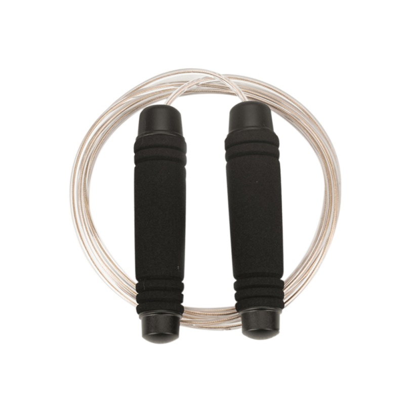 

Professiona Lose Weight Black Bearing Weight Skipping Rope With PVC Rope PP Handle Aerobic Exercise Accessories New