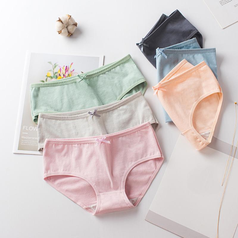 

3pcs/lot Cotton Panties for Women Girls Breathable Underpants Women Underwear Set Ladies Briefs Thin Plus Lingerie XXL 21 Colors, Color-1