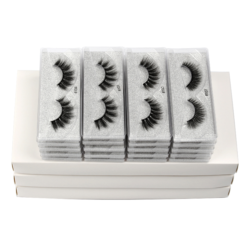 

20/100 PCS Lashes In Bulk Mix 3d Mink Lashes Wholesale Eyelashes Natural Mink Eyelashes Wholesale False Makeup