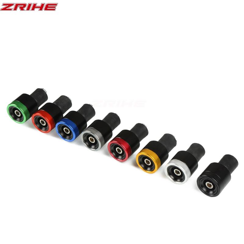 

FOR MOTO GUZZI All Models Years 7/8''22mm Motorcycle Handle Bar Hand Grips Caps End Plugs Moto Counterweight grip handlebar Ends